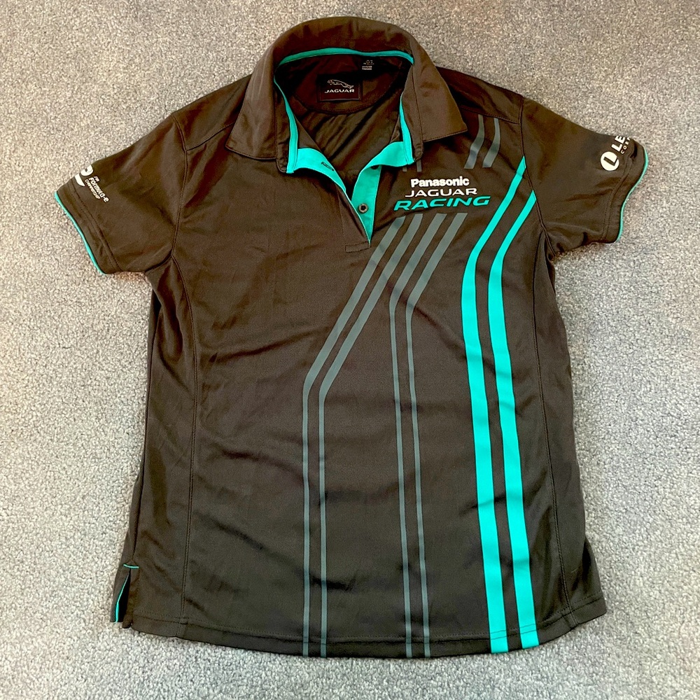 Jaguar Racing Ladies Paddock Polo. Small. Size 12 UK/8 US. Like New! Formula E